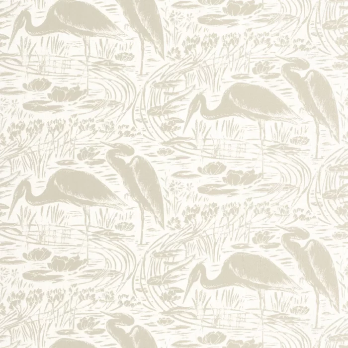 Euphrate Wallpaper - Naturel fabric swatch BBLN89731101