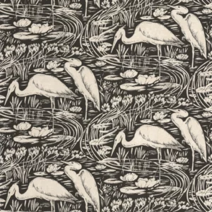 black-grey animal wallpaper from casadeco