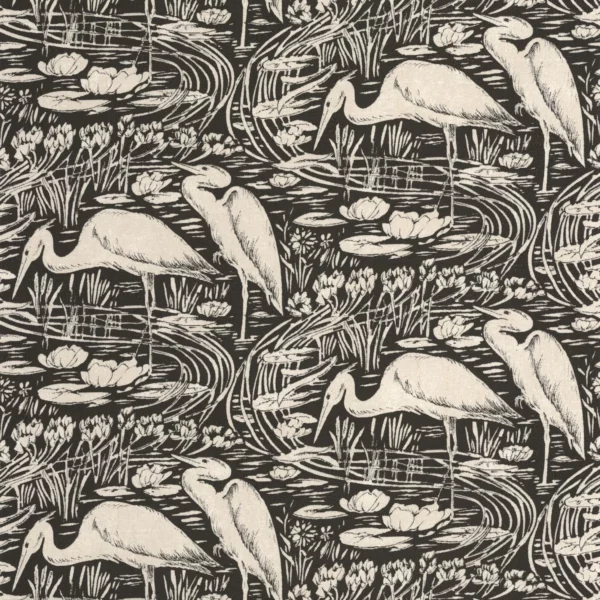 black-grey animal wallpaper from casadeco