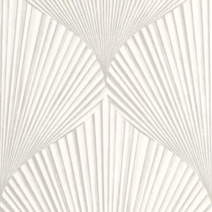 white retro wallpaper from casadeco