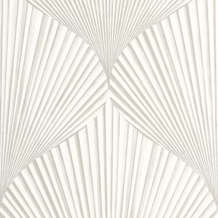Semiramis Wallpaper - Blanc Coton fabric swatch BBLN89760211