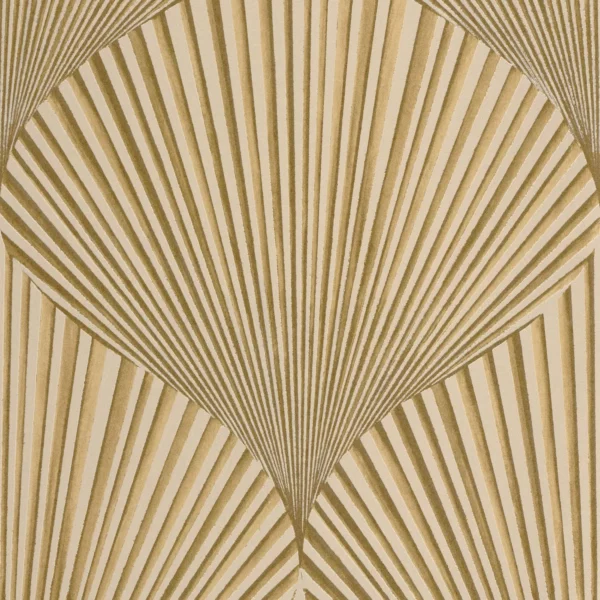 Semiramis Wallpaper - Mordore by neutral retro wallpaper from casadeco