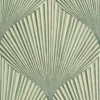 green retro wallpaper from casadeco
