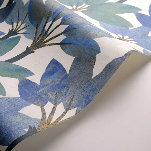 Babel Wallpaper - Bleu Mediterranee by Babel Wallpaper - Bleu Mediterranee from