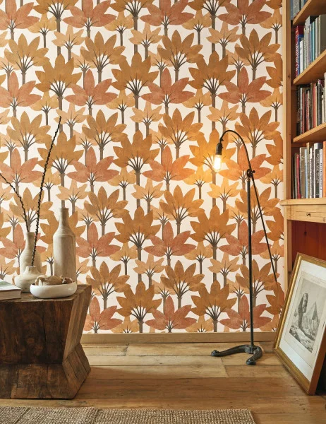 Babel Wallpaper - Jaune Curry by Babel Wallpaper - Jaune Curry from
