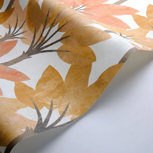 Babel Wallpaper - Jaune Curry by Babel Wallpaper - Jaune Curry from