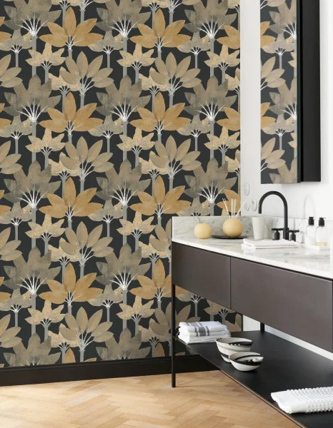 Babel Wallpaper - Mordore Noir by Babel Wallpaper - Mordore Noir from