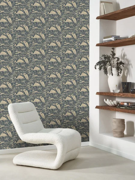 Euphrate Wallpaper - Encre / Naturel by Euphrate Wallpaper - Encre / Naturel from