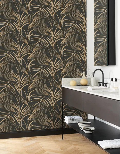 Samarra Wallpaper - Vert Amande by Samarra Wallpaper - Vert Amande from