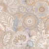 blue botanical wallpaper from casadeco