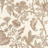 neutral botanical wallpaper from casadeco