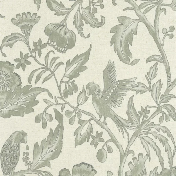 green botanical wallpaper from casadeco