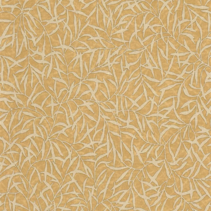Bambu Wallpaper - Jaune Safran swatch