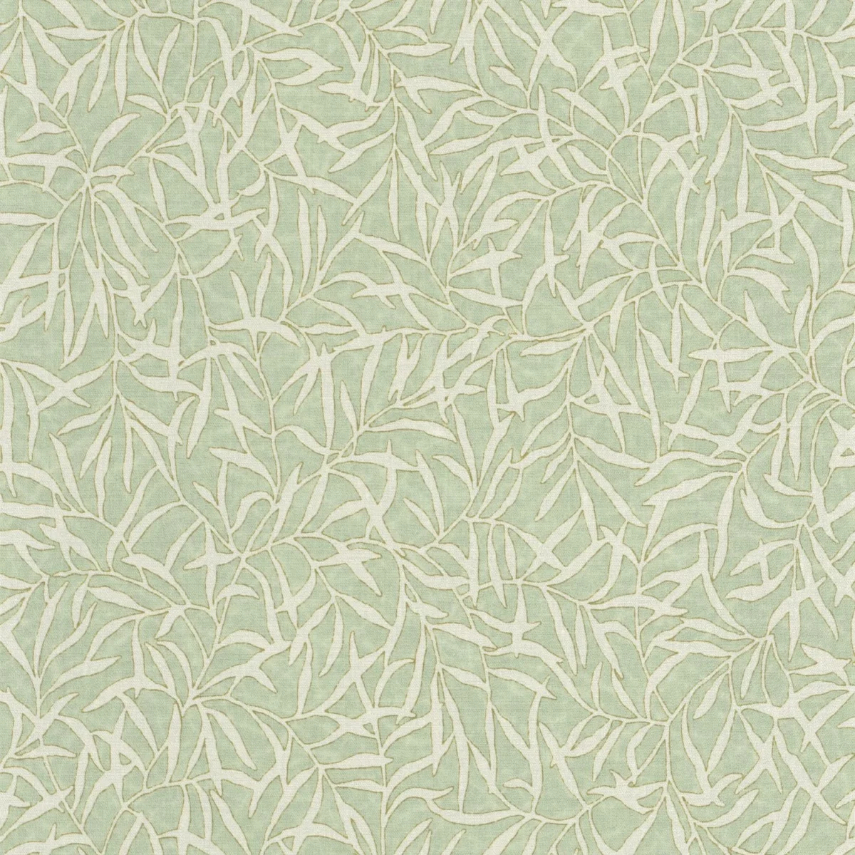 Bambu Wallpaper - Vert Sauge by green botanical wallpaper from casadeco
