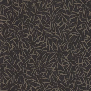 brown botanical wallpaper from casadeco