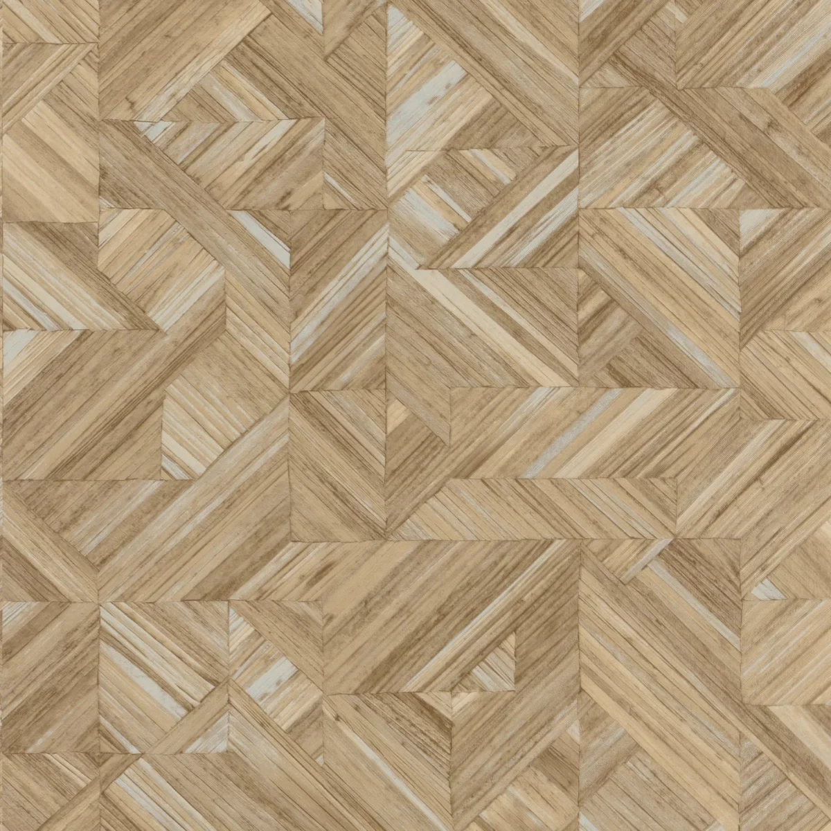 brown geometric wallpaper from casadeco