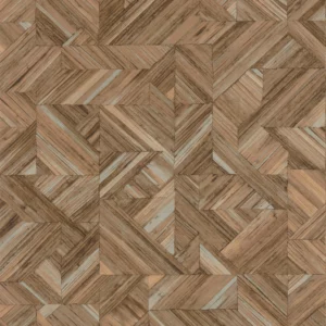 brown geometric wallpaper from casadeco