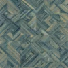 blue geometric wallpaper from casadeco
