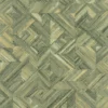 green geometric wallpaper from casadeco