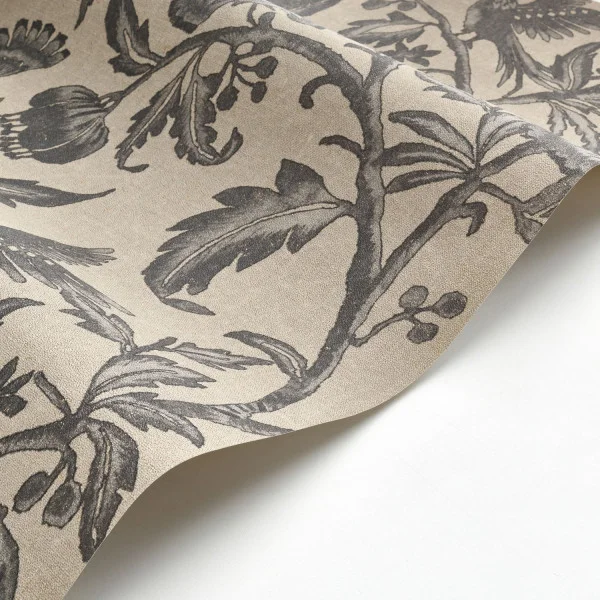 Etourneau Wallpaper - Noir Reglisse by Etourneau Wallpaper - Noir Reglisse from