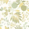 green botanical wallpaper from casadeco