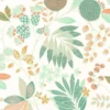green botanical wallpaper from casadeco