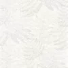 white botanical wallpaper from casadeco
