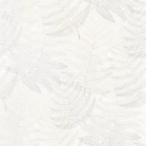 white botanical wallpaper from casadeco