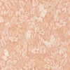 orange botanical wallpaper from casadeco