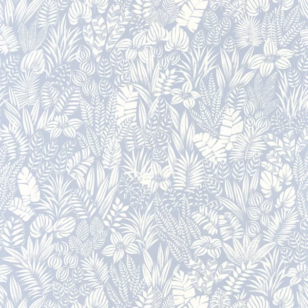 Napa Valley Wallpaper - Bleu Vintage by blue botanical wallpaper from casadeco