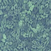 blue botanical wallpaper from casadeco