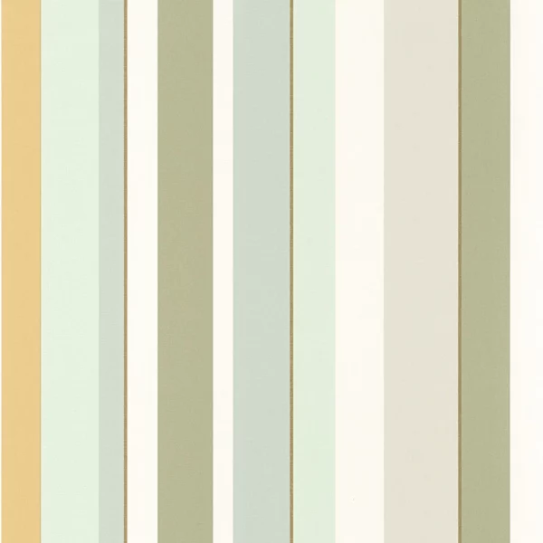 Venice Beach Wallpaper - Vert Cactus by green striped wallpaper from casadeco