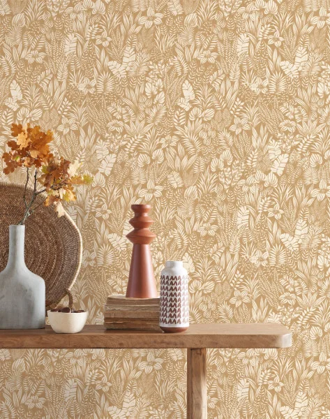Napa Valley Wallpaper - Jaune Ocre by Napa Valley Wallpaper - Jaune Ocre from