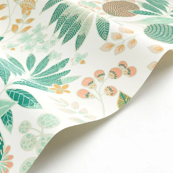 Palm Springs Wallpaper - Melon / Menthe by Palm Springs Wallpaper - Melon / Menthe from