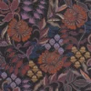purple botanical wallpaper from casadeco