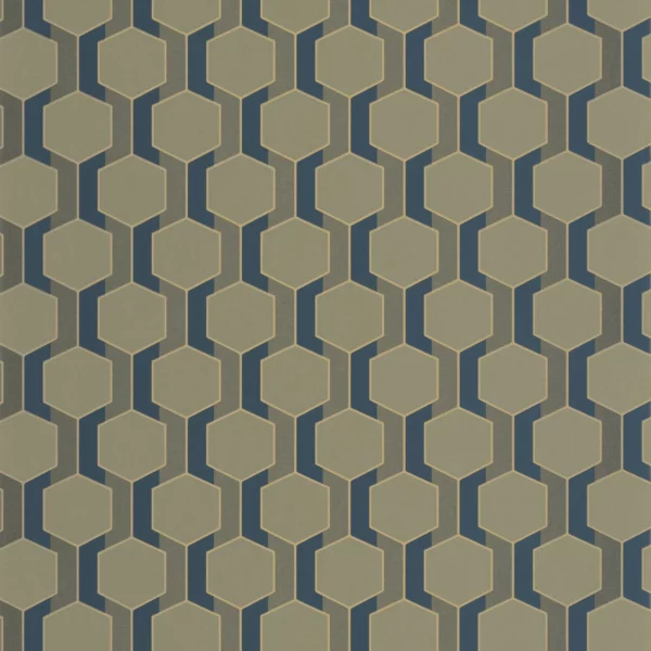 green geometric wallpaper from casadeco
