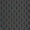 black-grey geometric wallpaper from casadeco