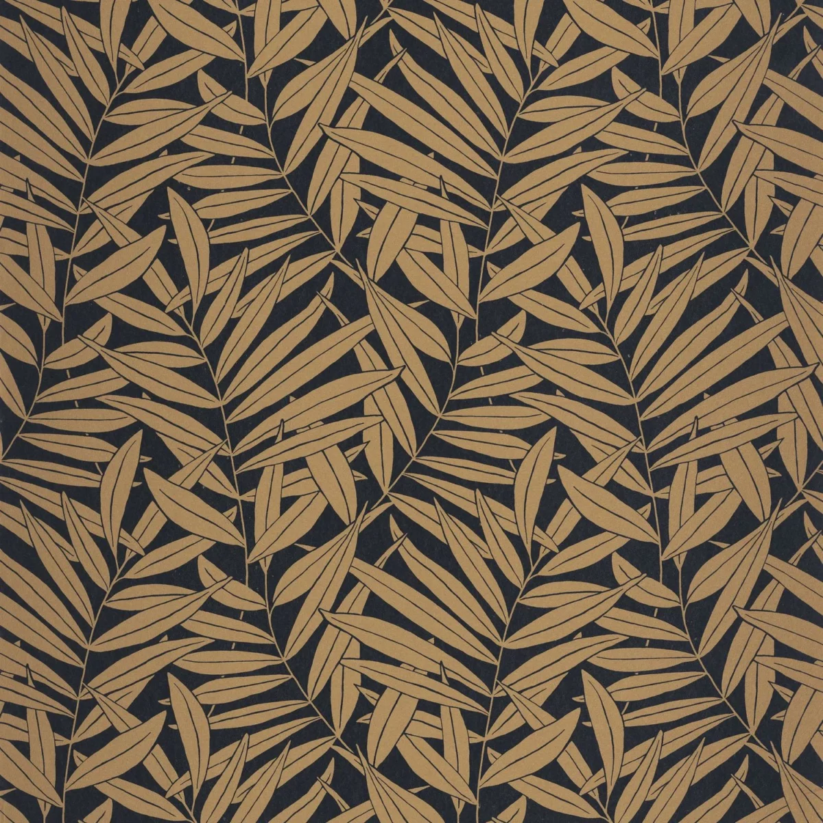 yellow botanical wallpaper from casadeco