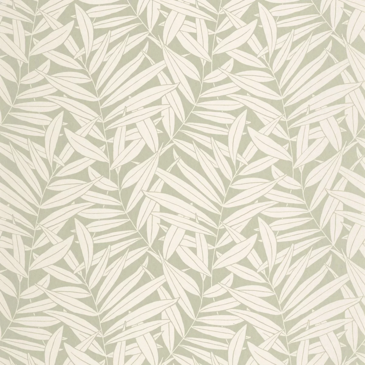 Preston Wallpaper - Vert Amande by green botanical wallpaper from casadeco