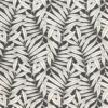 black-grey botanical wallpaper from casadeco