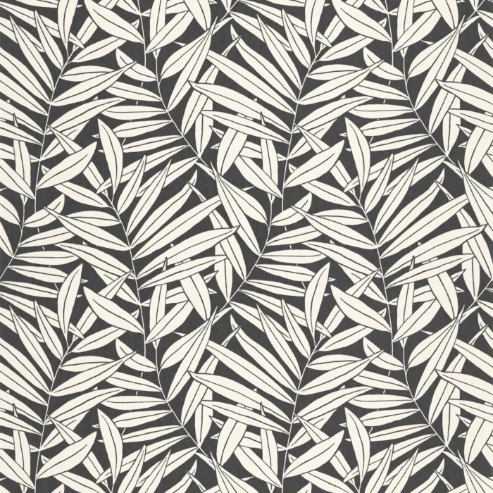 Preston Wallpaper - Noir Naturel fabric swatch DERB89319144