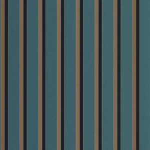 blue striped wallpaper from casadeco