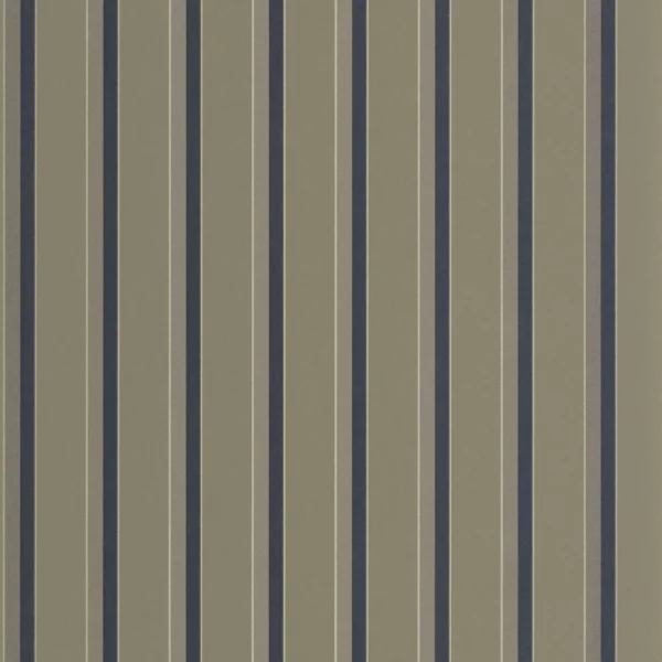 Country Club Wallpaper - Vert Kaki by green striped wallpaper from casadeco
