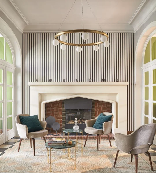 Country Club Wallpaper - Vert Amande by Country Club Wallpaper - Vert Amande from