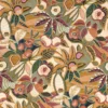 multicolour botanical wallpaper from casamance