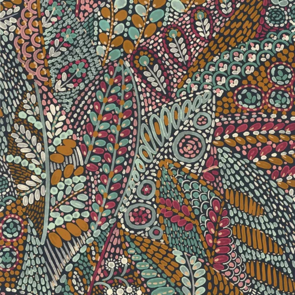 Talavera Wallpaper - Multico by multicolour contemporary wallpaper from casamance