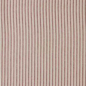 red striped cotton fabric from Sanderson