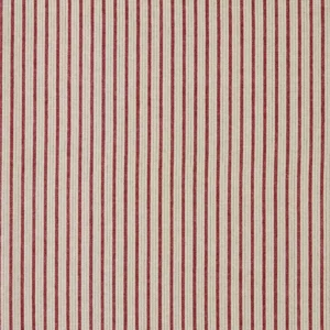 red striped cotton fabric from Sanderson