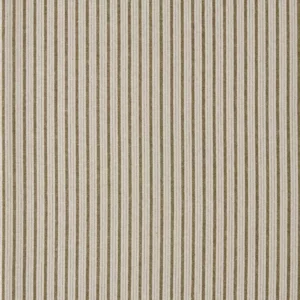 brown striped cotton fabric from Sanderson