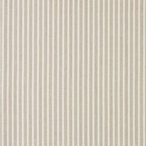 neutral striped cotton fabric from Sanderson